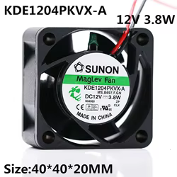 Ventilador SUNON KDE1204PKVX-A 40x20 mm 12 V para Router