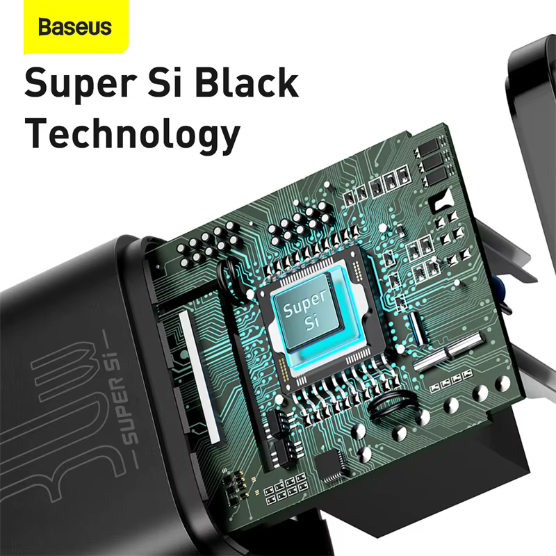 Baseus Cargador USB-C 30W PD Carga Rápida iPhone