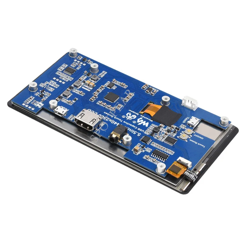 Raspberry Pi pantalla LCD 2K de 5,5 pulgadas 1440 × 2560 pantalla táctil IPS compatible con MIPI a HDMI para ordenador PC - imagen 3