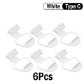 6 White For Type C