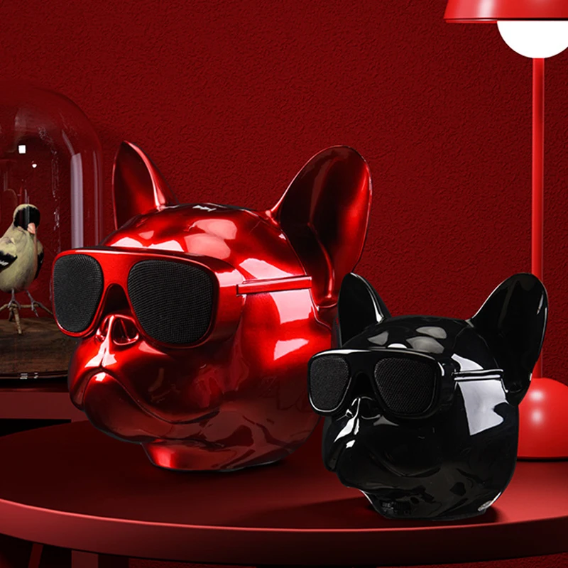 Sonido envolvente de graves Bulldog Francés creativo Diseña tu experiencia de escucha Mejora el altavoz Bluetooth inalámbrico portátil al aire libre - imagen 2