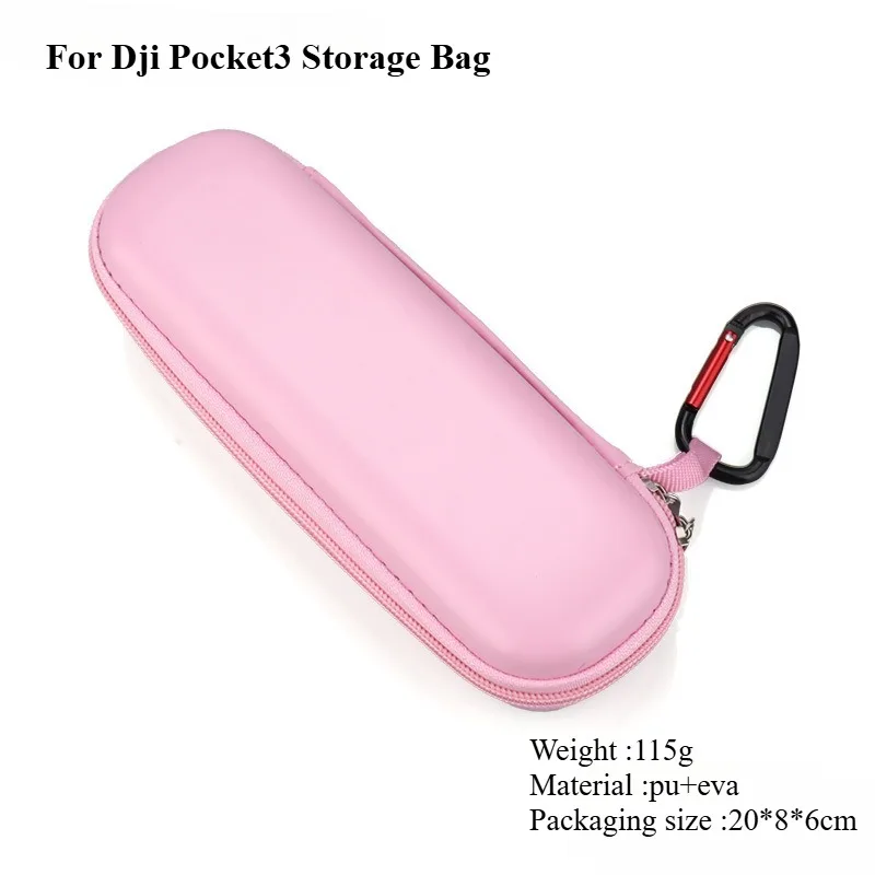 Mini bolso de Estuche de transporte para cámara DJI Osmo Pocket 3, bolsa de almacenamiento portátil, bolsillo 3 cardán, accesorios de almacenamiento de viaje para cámara - imagen 2