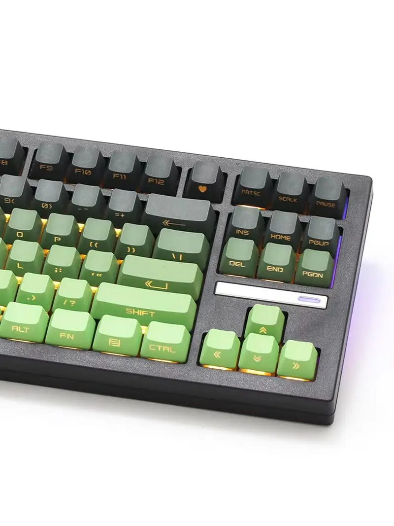 Zuohe Zh870 Teclado mecánico inalámbrico tres modos personalizado Keycap Rgb Mahjong sonido electrónico deportes teclado de juego de oficina - imagen 5