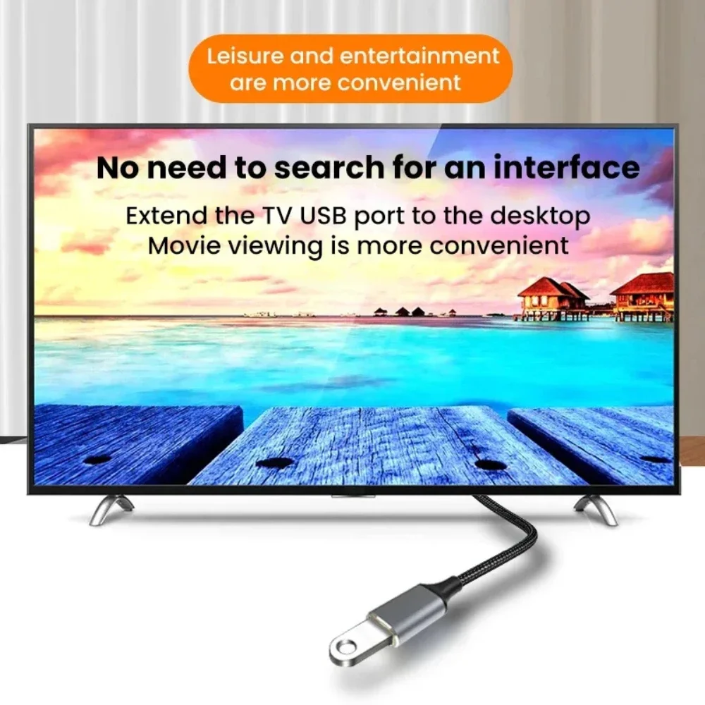 Cable de datos de transmisión de alta velocidad USB 3,0 macho a hembra trenzado de nailon Cable de extensión de impresora de cámara de ordenador 0,5/1/2/3/5M - imagen 4