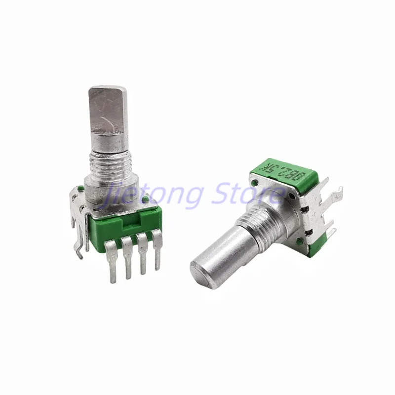 Alpha Boss-potenciómetro GT10, 10 piezas, efecto de volumen 0B2.5 K, 4 pines, rotación Vertical de 360 grados, 15mm, longitud del mango del medio eje