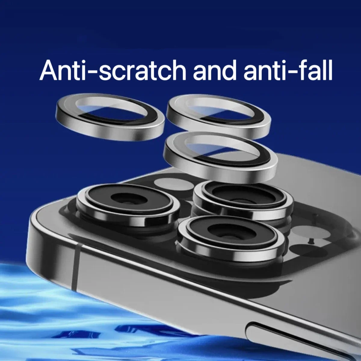 2-3 Uds cristal de cámara para IPhone 14 15 16Pro Max 12 Pro Max 13 Mini Protector de pantalla de cámara trasera para IPhone 14Pro 15Plus película de lente - imagen 2