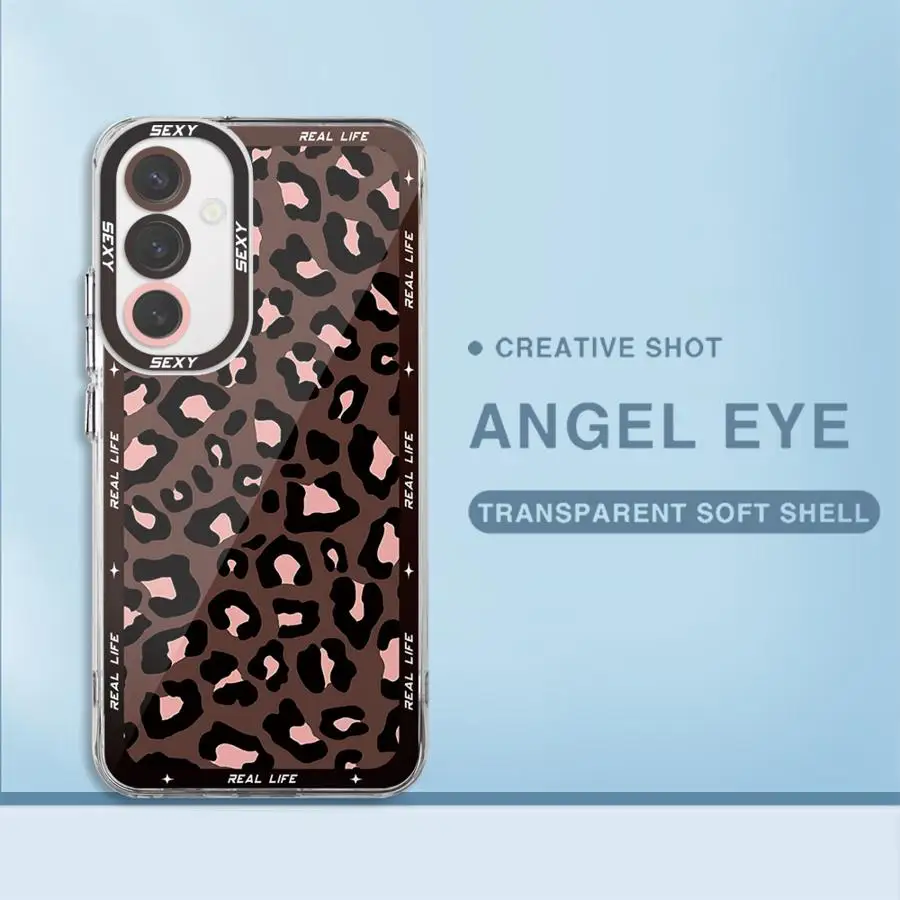 Funda de teléfono con estampado de leopardo para Galaxy A31, A50, A50s, A51, 4G, A71, 4G, A21s, A12, A52s, 5G, A22, A32, A52, A72, 4G, 5G - imagen 5