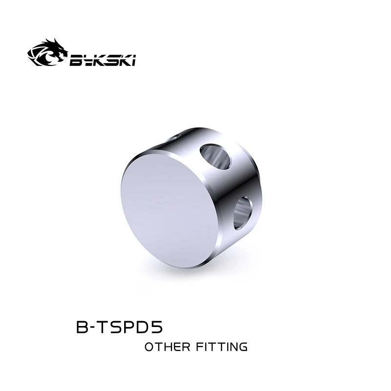 Bykski-accesorio de amortiguador de flujo, divisor de flujo, eliminador de burbujas, alerón incorporado para tanque de refrigeración de agua, depósito, B-TSPD5 - imagen 2