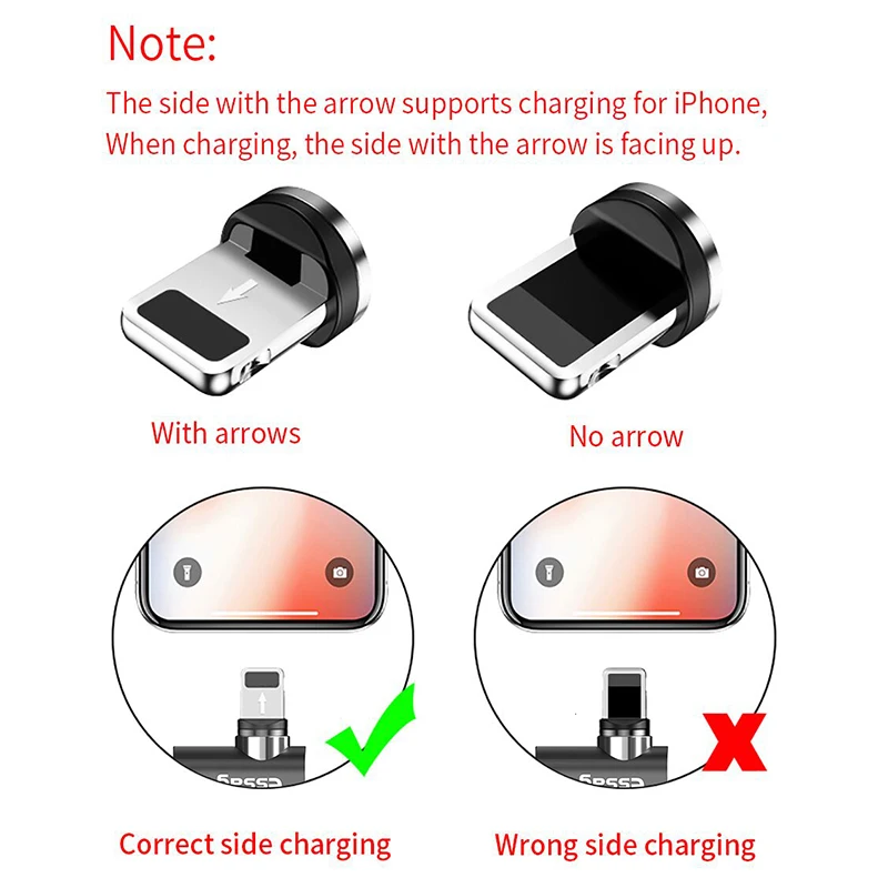 Essager 540 Cable Magnético USB-C/Micro USB Giratorio Carga Rápida 360° - imagen 2