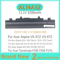 Batería para Portátil Acer Extensa 2509/2510 AL14A32 V5-572