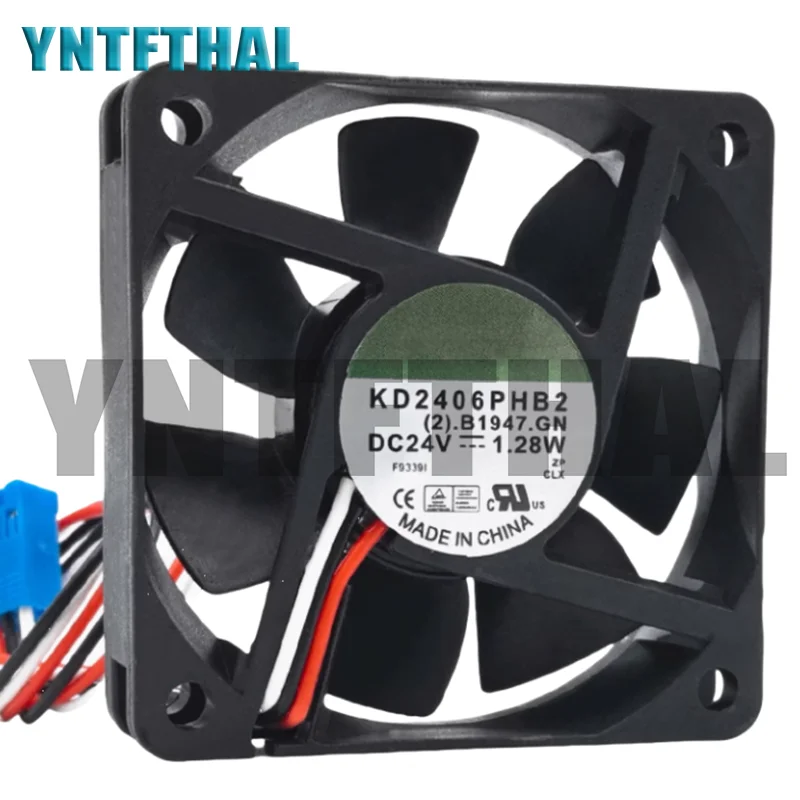 Nuevo KD2406PHB2 24V 1,28W ventilador de refrigeración de 3 cables - imagen 2