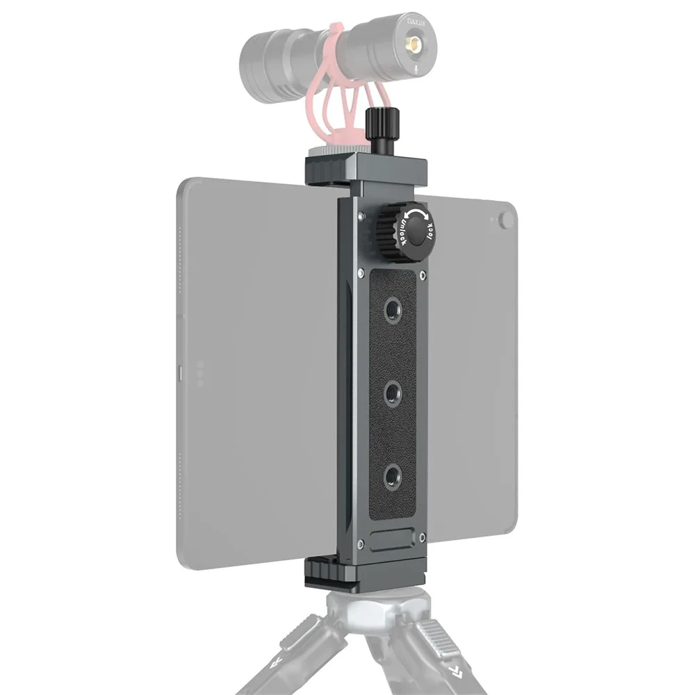 Adaptador de trípode para tableta ultraportátil, clip universal para Ipad Mini a 12,9 "Pro Folds planos, construcción de aluminio para aviones - imagen 3