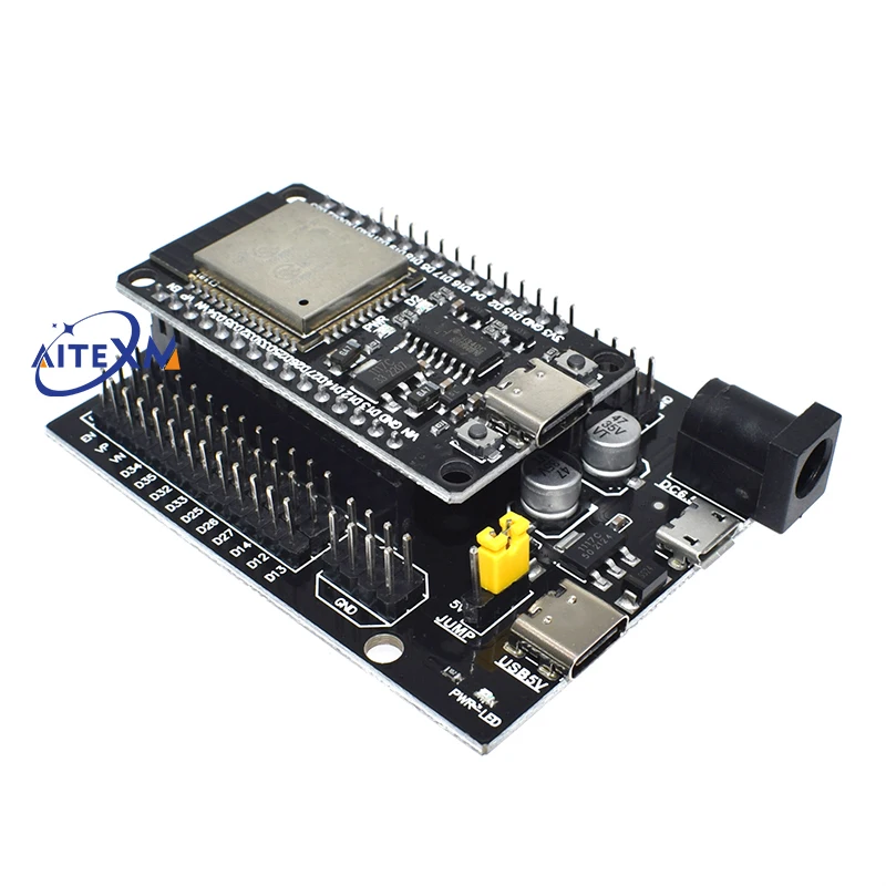 Placa de desarrollo ESP32 CH340C WiFi + Bluetooth Placa de expansión de ESP-32 de doble núcleo de potencia ultrabaja ESP32-DevKitC-32 - imagen 5
