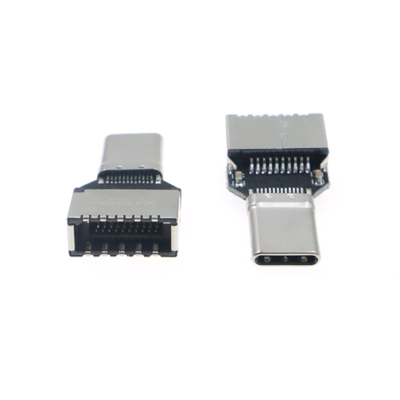 1p USB3.1 tipo C público a tipo E hembra 20Gbps caja de host de computadora adaptador frontal tipo C velocidad estable, exquisito y compacto - imagen 3