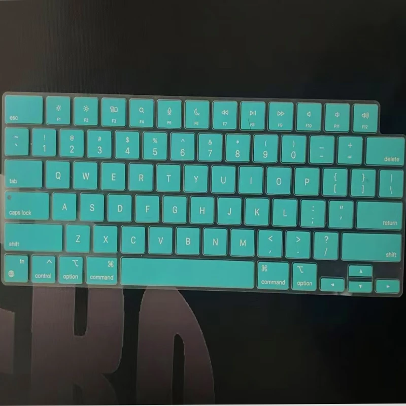 Funda de teclado para MacBook Air 13,6 Pro 15 M4 M3 M2 A3240 A3241 A3113 A2681 A2992 A2991 A2918 A2779 A2780 A2442 A2338 A2337 - imagen 5