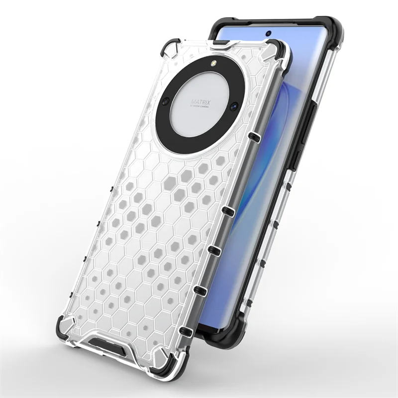 Funda a prueba de golpes para Honor Magic 5 Lite, cubierta translúcida de TPU, Protector de PC para Magic5 Lite - imagen 4