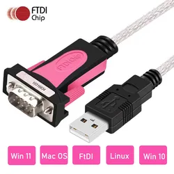 FTDI Cable USB RS232 DB9 Macho Adaptador Puerto Serie de alta calidad