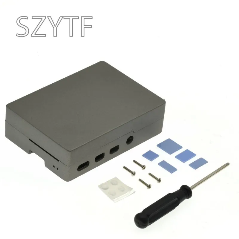 Caja Raspberry Pi 2 3B 3B+ 4B – Caja metálica de aleación de aluminio con pilares de disipador de calor integrados, refrigeración pasiva, sin ventilador - imagen 5