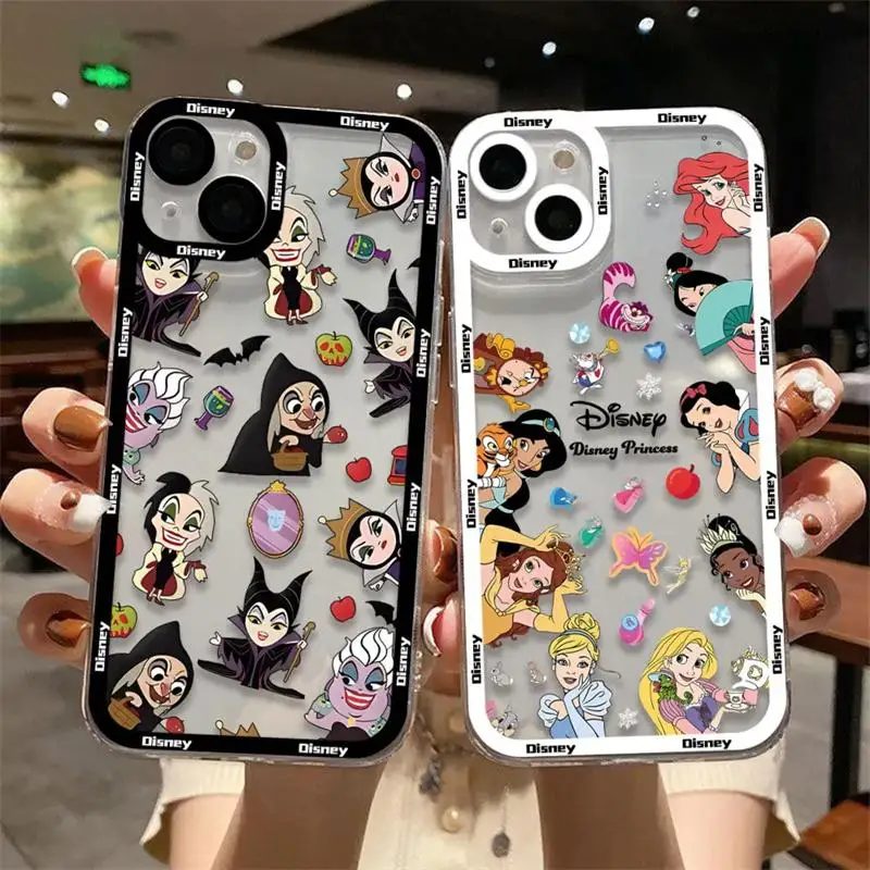Funda para Xiaomi POCO X5 X4 X3 Pro X3 GT X4 NFC F5 Pro F3 M3 Mi 11 Lite 5G NE 11T Pro Shell Disney Princess Clear Couqe - imagen 2