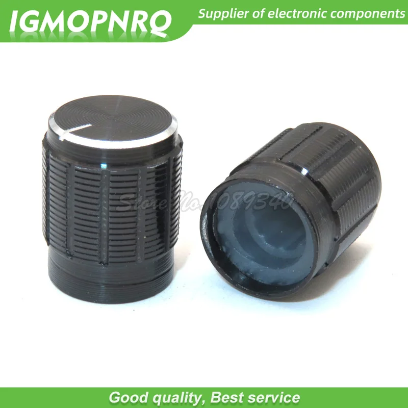 Potenciómetro de aleación de aluminio, 10 piezas, 13x17mm, 15x17mm, 13x17, 15x17, interruptor de rotación, perilla de control de volumen, color negro, plateado y dorado - imagen 5
