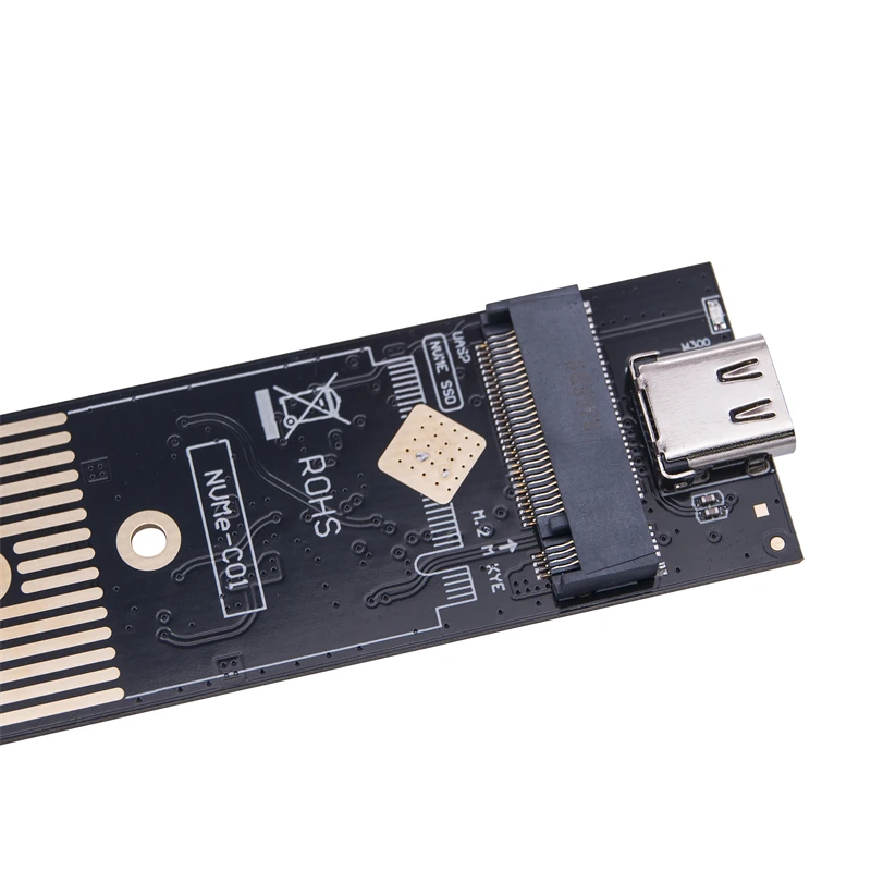 Adaptador convertidor de placa elevadora M.2 a USB 3,0 tipo C NGFF B + M Key 6Gbps M.2 NVME M Key tarjeta de 10Gbps para SSD 2230 2240 2260 2280 M2 - imagen 4