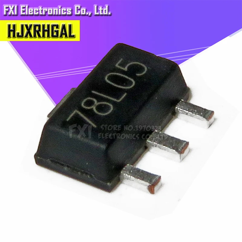 1000 piezas 78L05 SOT89 SOT SMD triodo