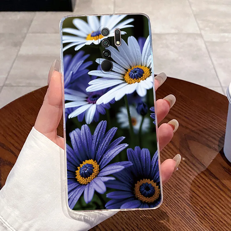 Para Xiaomi Redmi 9 carcasa estética de lujo dragón lindo fresco niños niñas funda de teléfono de silicona suave contraportada transparente carcasa de TPU - imagen 3
