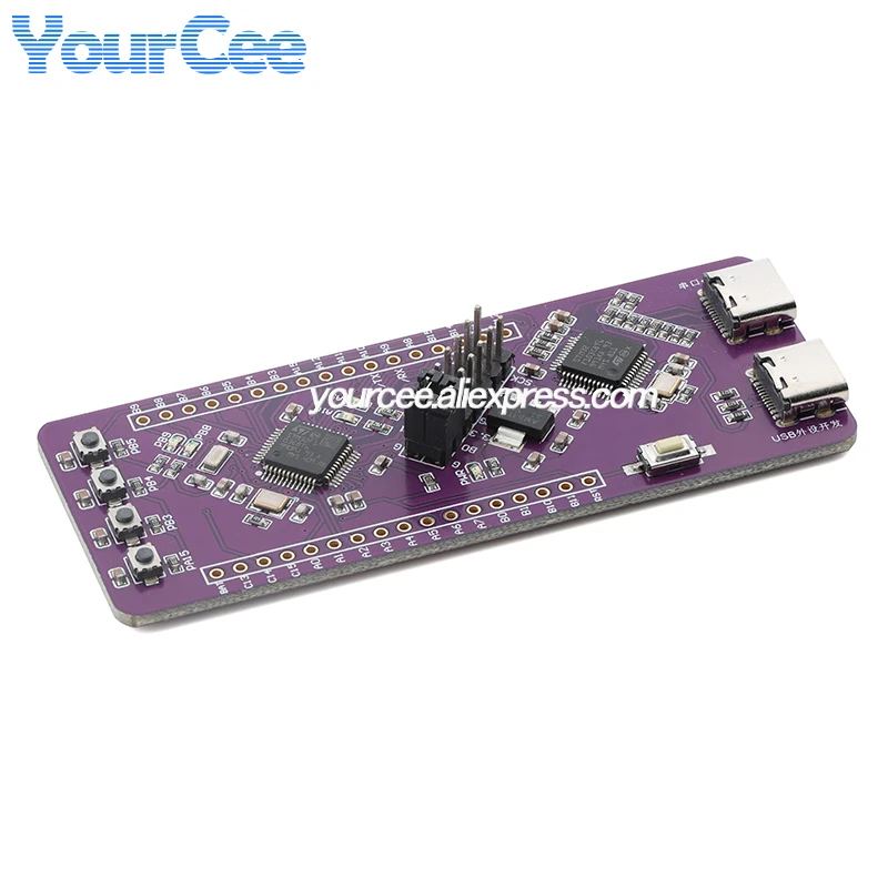 Módulo de placa de sistema de desarrollo STM32F103C8T6, quemador de simulación ST-LINK V2 integrado, descarga de puerto serie TTL - imagen 3