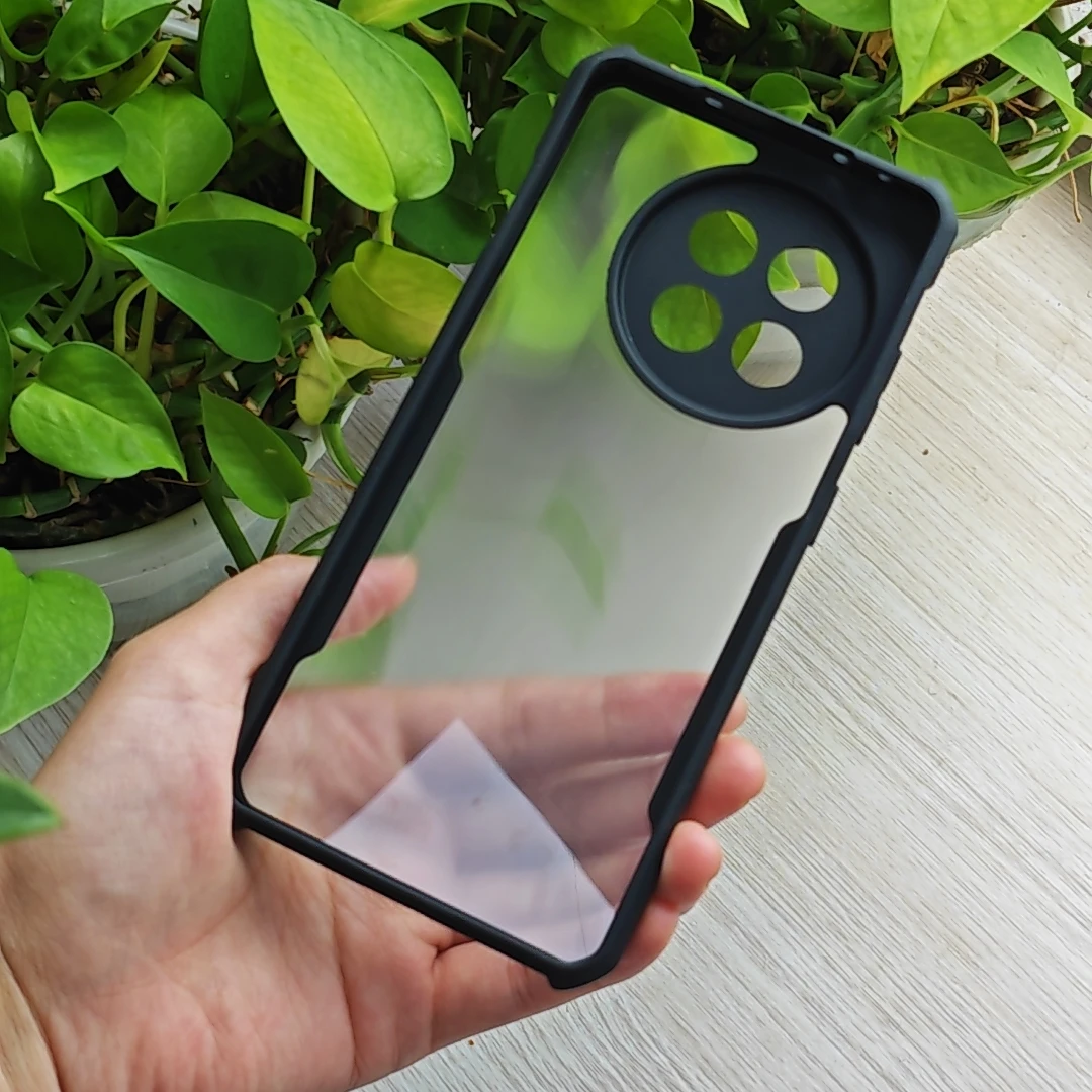 Para OnePlus ACE 5, 5 Pro, 13R funda Original XUNDD Airbags anticaída TPU PC patrón láser cubierta trasera translúcida - imagen 3