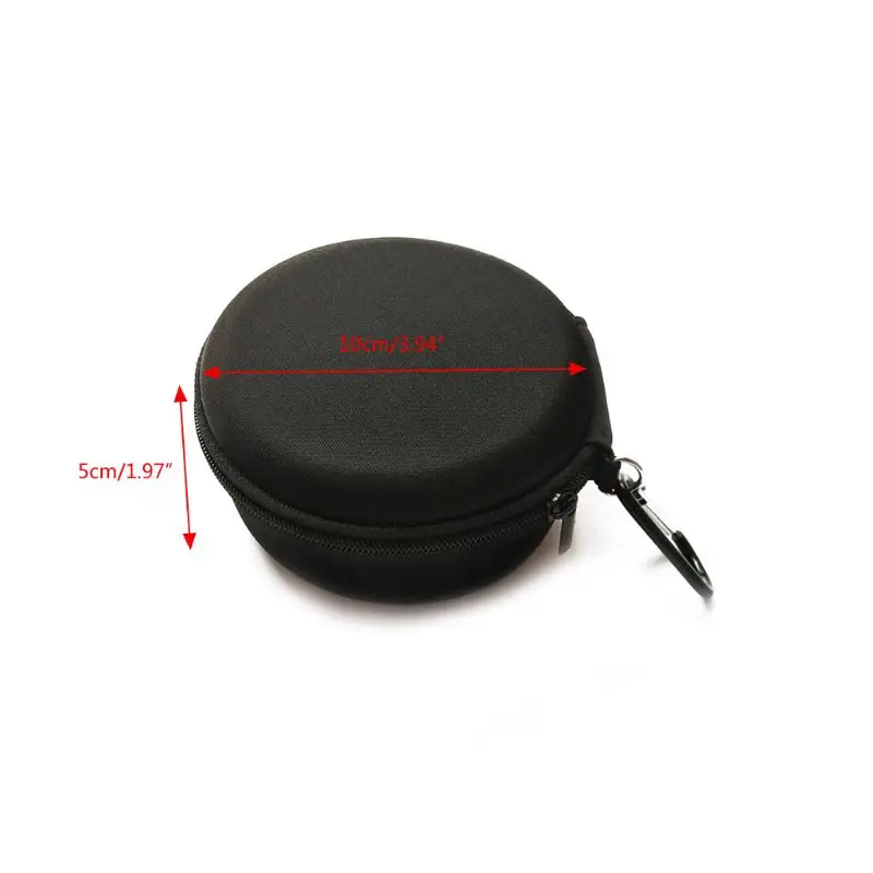 Estuche protector negro visto desde arriba