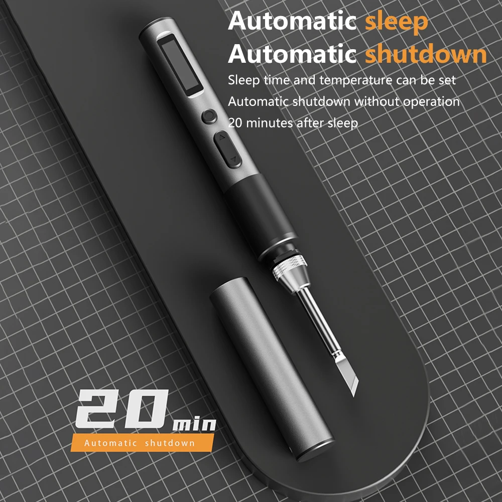 Soldador eléctrico MINI65, pluma de soldadura de temperatura constante ajustable, fuente de alimentación PD, máquina de soldadura, 65W - imagen 5