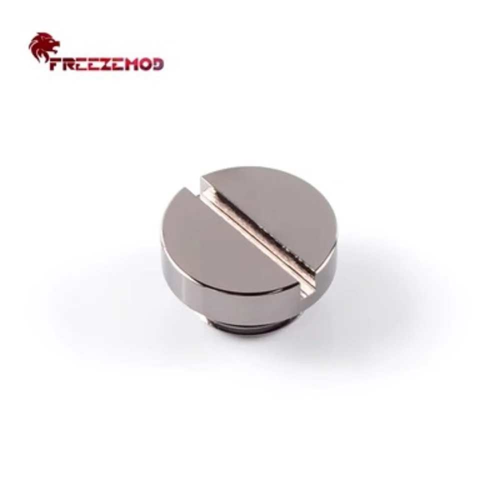 FREEZEMOD-enchufe de cobre para ordenador, refrigeración por agua, 23 de latón, cara lisa, moneda de parada de agua, accesorios de enchufe ranurado, GDT-YZ, nuevo, 2023 - imagen 5