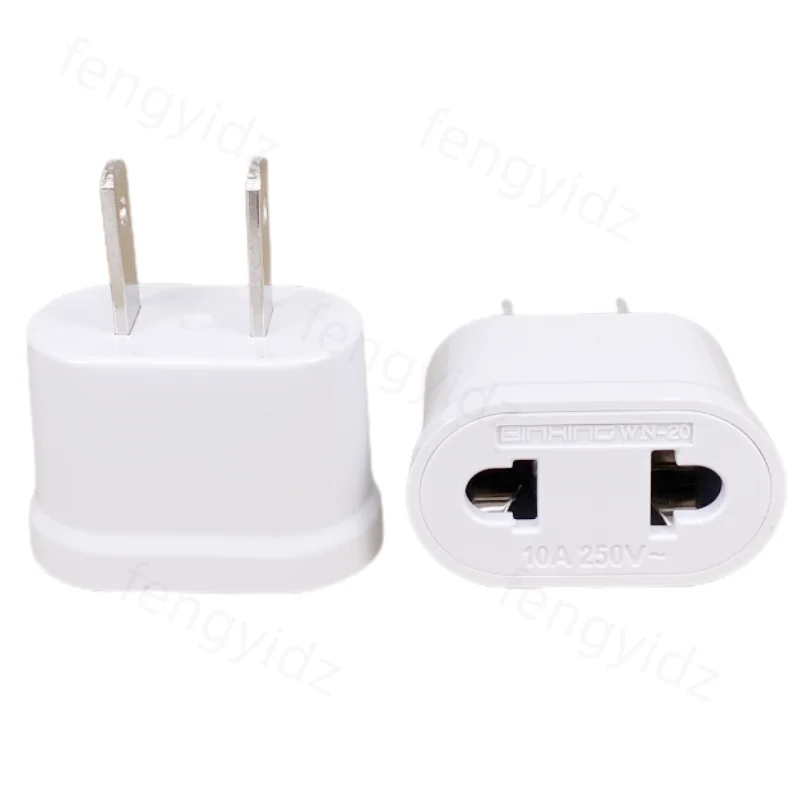 1 Uds. Adaptador de corriente de viaje para EE. UU., EE. UU., UE, EURO, Europa, convertidor de cargador, convertidor de EE. UU., toma de corriente de CA - imagen 2