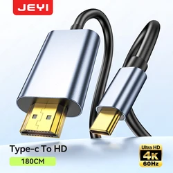 JEYI Cable USB-C a HDMI – Adaptador para iPhone iPad y MacBook