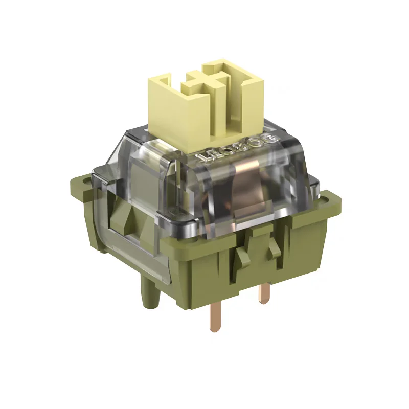 LEOBOG-interruptor ROCKLEE de 36g, presión de luz, 5 pines, interruptores lineales POM para teclado mecánico, interruptor MX personalizado, lubricación de intercambio en caliente - imagen 3