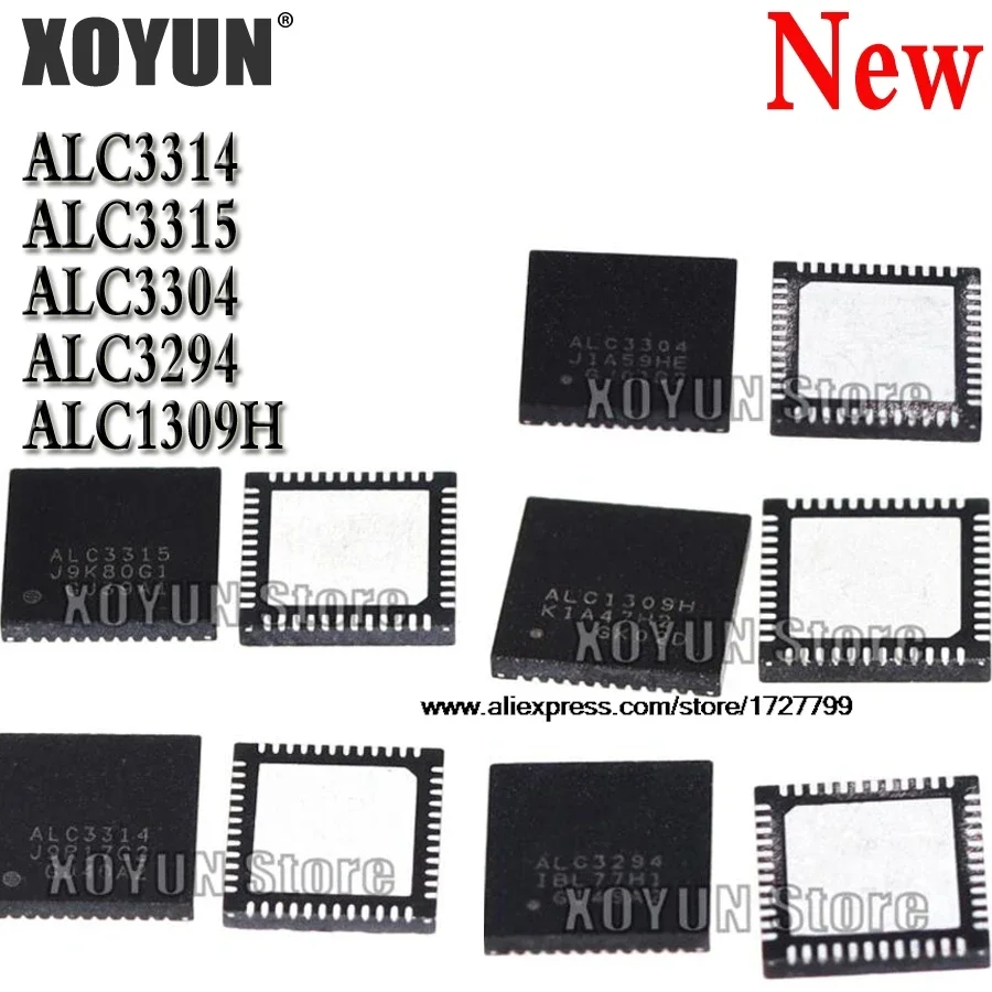100% nuevo ALC3314 ALC3315 ALC3304 ALC3294 ALC1309H QFN