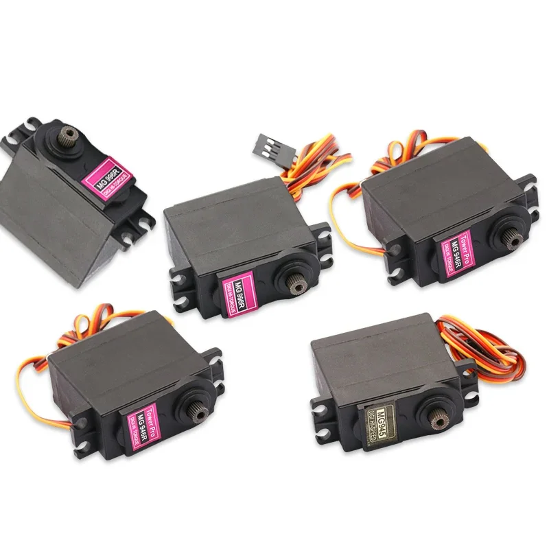 1 Uds MG995 MG996 MG945 MG946 torsión de engranaje de Metal servomotor Digital Compatible con RC 250 450 helicóptero avión coche barco - imagen 3