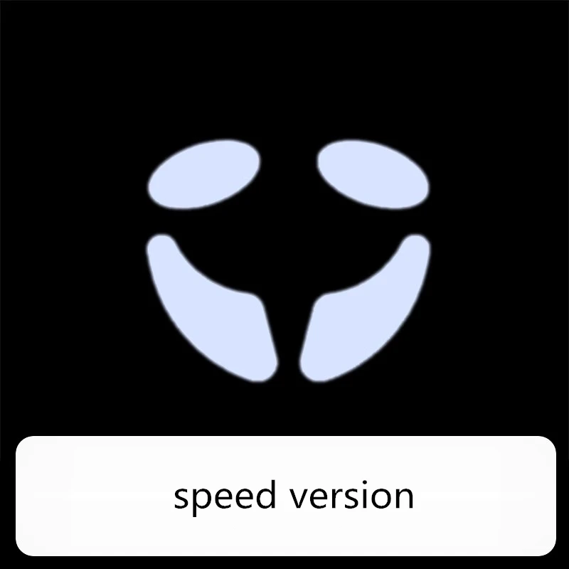 1 Juego de patines de ratón ultrafraglide para Vancer Akitsu, Control de frenos, pies silenciador de velocidad, versión ICE, deslizadores de ratones, pies de PTFE