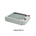 120mm Thread  White