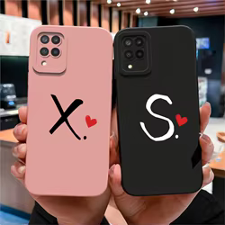 Nueva funda para Samsung Galaxy A125, cubierta protectora de lente de protección de borde de silicona con letras de amor para SamsungA125 Capa