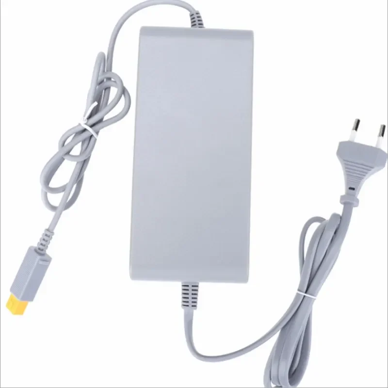 Fuente de alimentación de pared con adaptador de CA para consola Wiies U, cargador de pared con enchufe europeo, estadounidense y británico de 110V y 220V