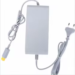 Fuente de alimentación de pared con adaptador de CA para consola Wiies U, cargador de pared con enchufe europeo, estadounidense y británico de 110V y 220V