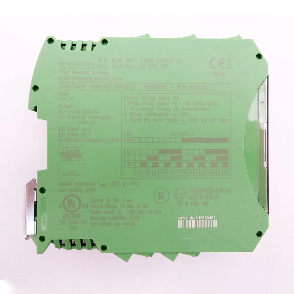 1 unidad 2297057   ELR W3- 24DC/500AC- 9I Motor de arranque híbrido Envío rápido Alta calidad - imagen 3