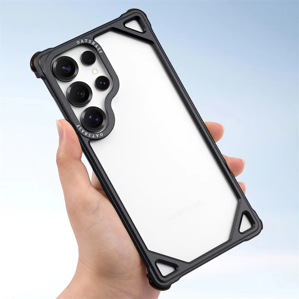 Funda de teléfono con marco de Metal para Samsung Galaxy S25 Ultra, aleación de aluminio de aviación, armadura de disipación de calor sin marco, cubierta a prueba de golpes - imagen 3