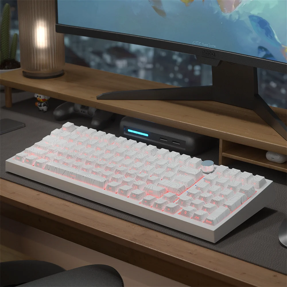 Teclas retroiluminadas de doble disparo PBT, teclas de perfil Dye-Sub Cherry para interruptores Cherry Gateron MX, Teclado mecánico - imagen 2