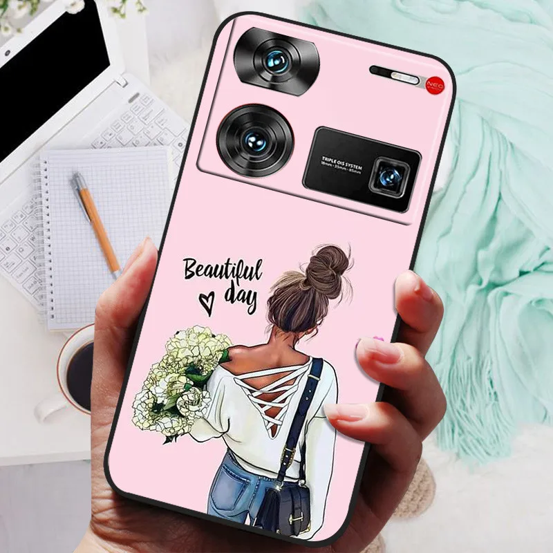 Para Nubia Z60 Ultra funda Z 60 Ultra lujosa funda trasera de silicona para teléfono NUBIA NubiaZ60 Z60Ultra fundas protectoras Capas - imagen 4