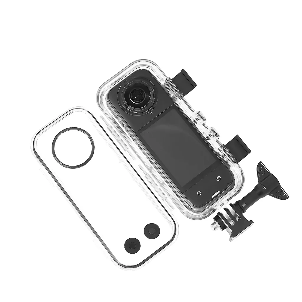 Funda de buceo Invisible para Insta360 X3 X4, funda carcasa impermeable para cámara Insta 360 X4, carcasa de buceo subacuática de 40M