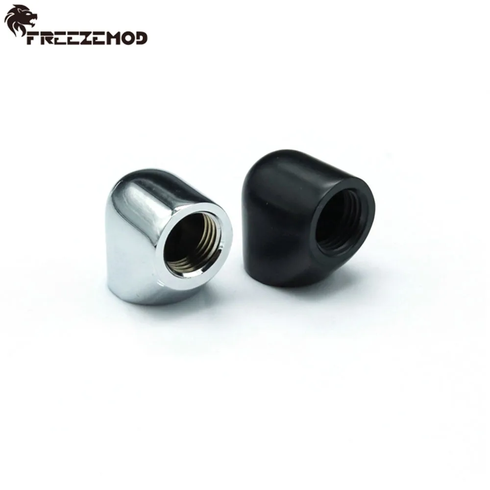 FREEZEMOD-codo de 90 grados hembra-hembra giratorio doble interno G1/4, adaptador de rosca, accesorios de torsión de ajuste de enfriador de agua, SNWT-B90 - imagen 3