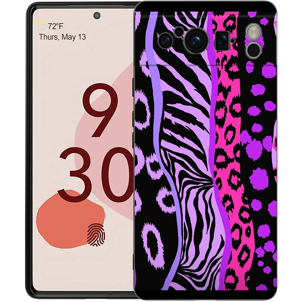 Para Google Pixel 10 Pro funda de teléfono Pixel 9 Pro XL TPU funda Pixel 8 Pro 9A 8A 7A 7 6A 6 Pro funda suave con estampado de leopardo - imagen 3