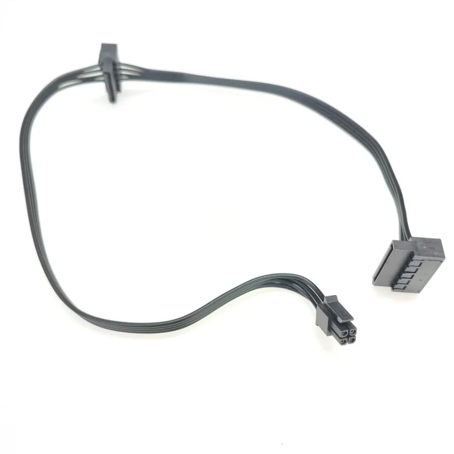 Cable de alimentación de disco duro SATA HDD SSD de 5mm Mini 4 pines a 2 puertos 15 pines para Lenovo M710 M720 M910 M4000S W4095D W2090D W4020D T4900
